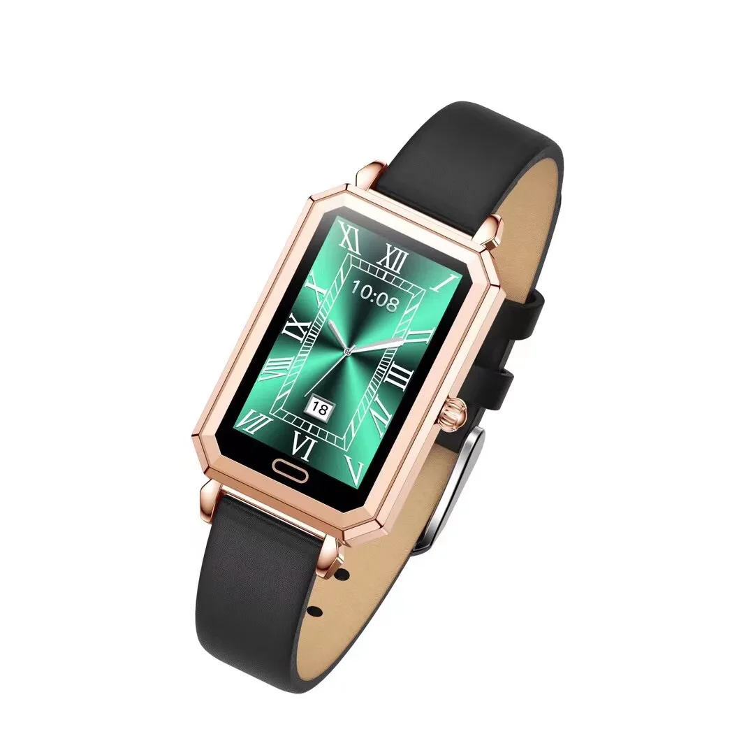 2021  Luxury Touch Screen HR BP SPO2 Lady Girl Women Female Remote Photo  Weather Smart Watches Smart Watch Smartwatch HT2