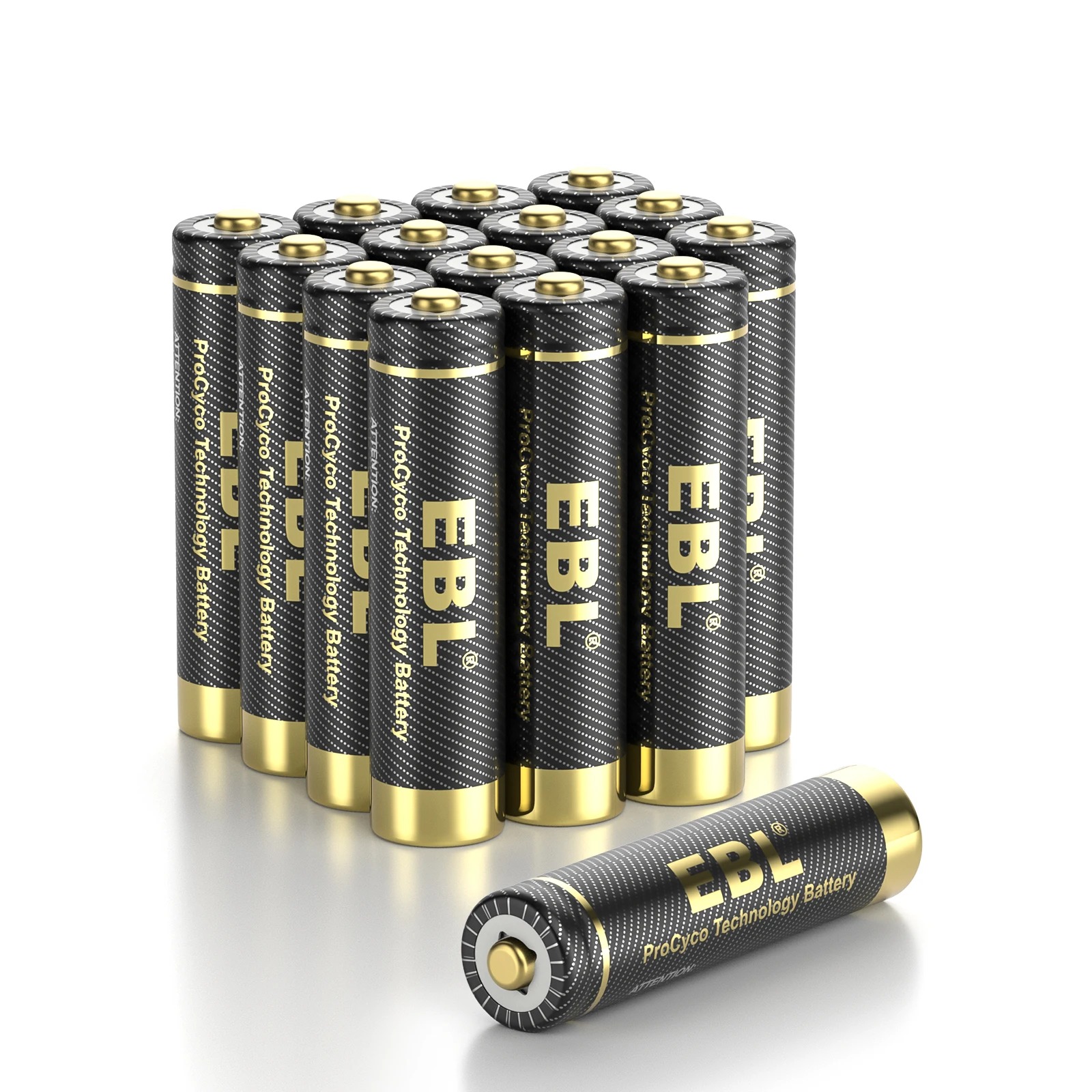 16 Packs Upgraded High Performance Gold Oem Triple A 1100Mah Ebl Pilas Recargables Aaa Pilas Aaa Nimh Batteries 1.2V
