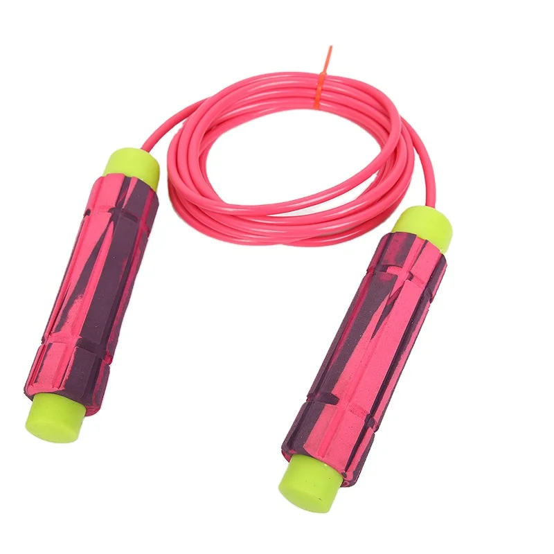 wholesale custom logo fitness equipment pvc handle weighted counter rush athletics jump rope