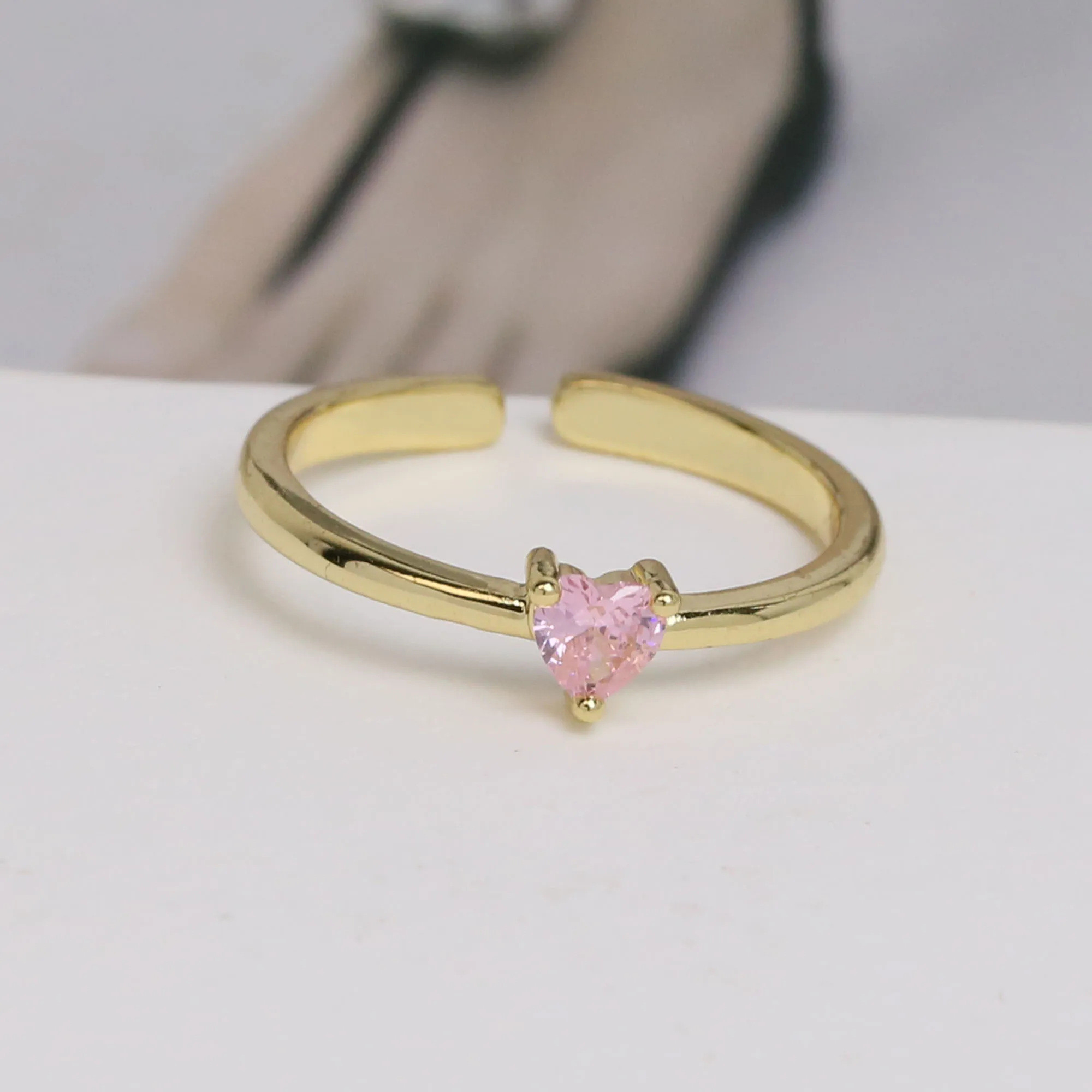 Wholesale Personality Custom Shine Brass Crystal Diamond Zircon Couple Ring Women Accessories Jewelry Gift