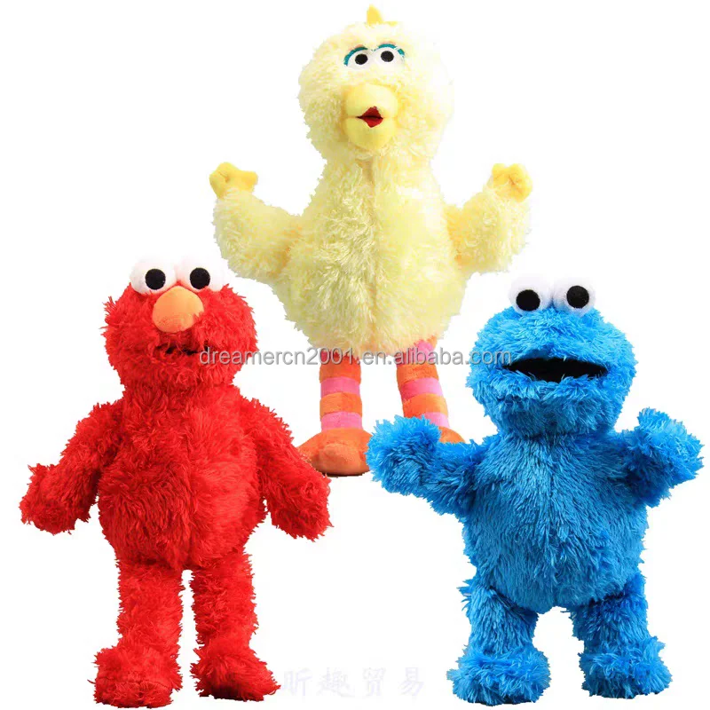 30 CM Sesame Street Official Elmo  Plush Premium Plush Toy for Ages1 Up Red