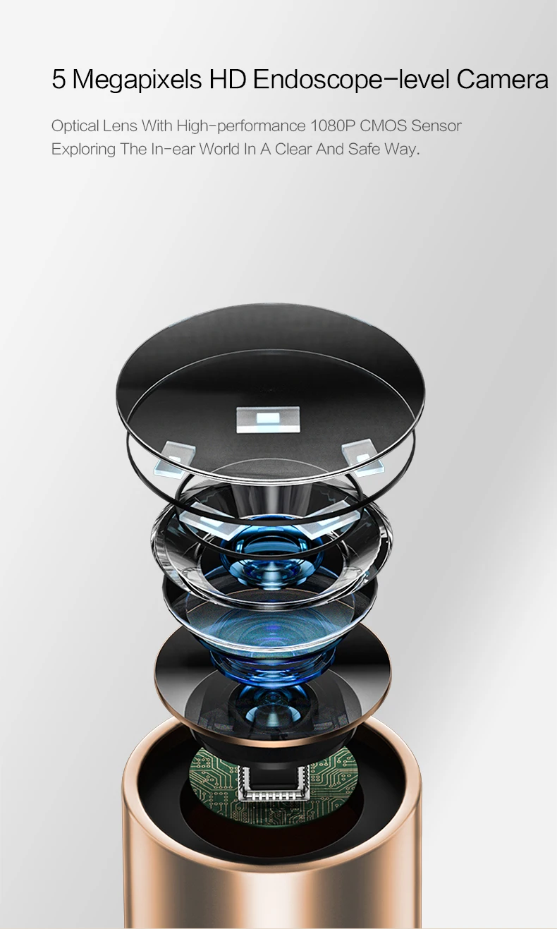 Good Quality Pen-Sized Visual Ear Wax Removal Wifi Wireless Endoscope Ear Cleaner Remover Whelk Removal Tool For Smart Phone