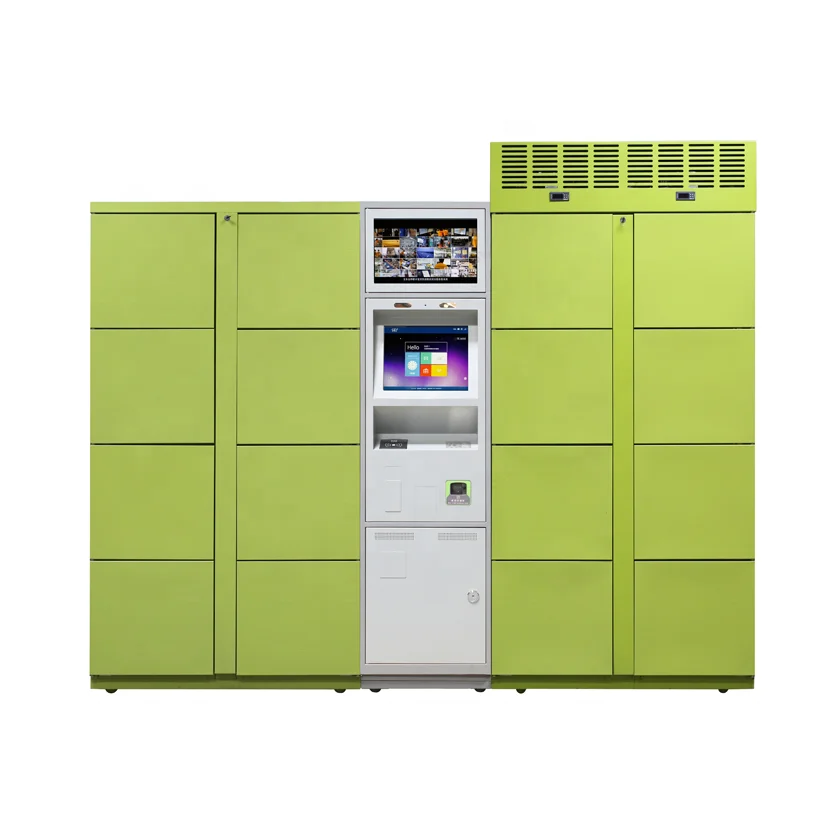 CE Self Pickup Locker System Smart Refrigerated Locker For Storage Fresh Food