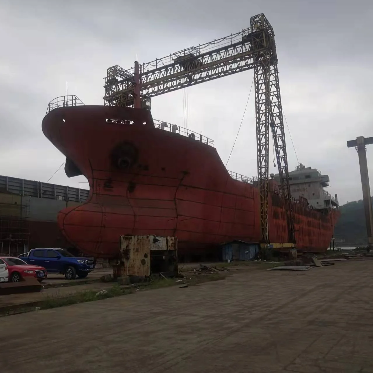 HIKOS 36m 118FT Steel Tugboat barge for sale