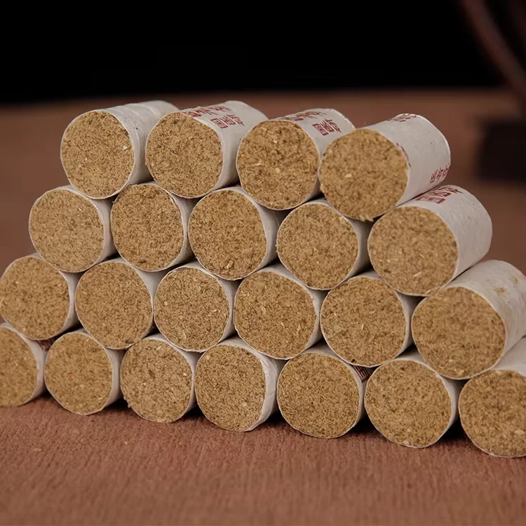 108 Cones 20:1 Moxa Tube Artemisia Mugwort Wormwood Cone Moxibustion Roll Handmade Moxa Column for Sale