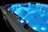 Chinese  luxury endless swimming hydrotherapy pool   bathtubs & whirlpools hydromassage piscinas outdoor spa with speaker cover