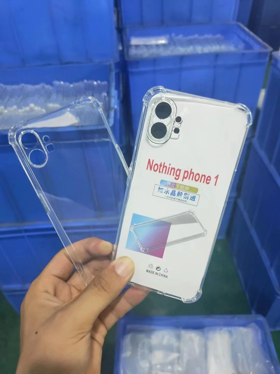 1.5mm Shockproof transparent TPU soft mobile phone back cover nothing phone 1 case