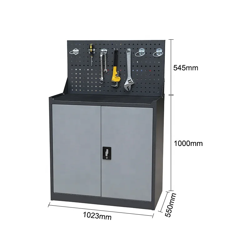 Professional Tools Storage Cabinets Garage Workbench and Combined Tool Cabinets with Pegboard