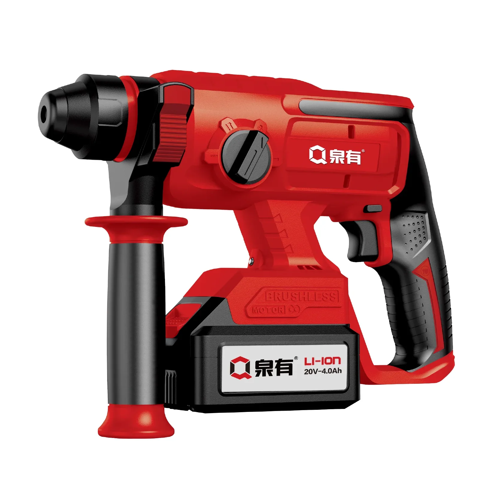 Quanyou 26mm Cylinder Brushless Motor Electric Power hand rrill machine Rotari With Drill Bits Cordless Impact