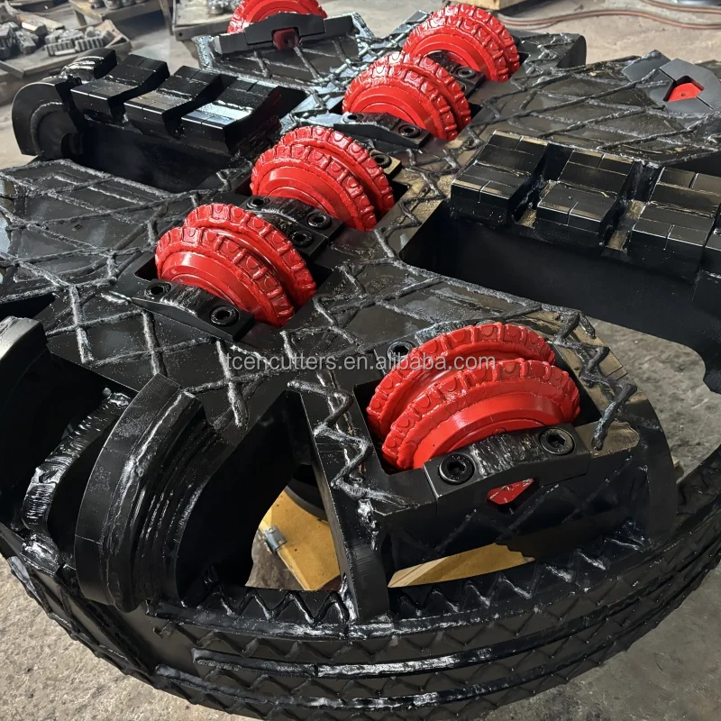 TBM pipe jacking micro tunnel boring machine 1000mm diameter for Trenchless tunnel underground construction  DISC CUTTER