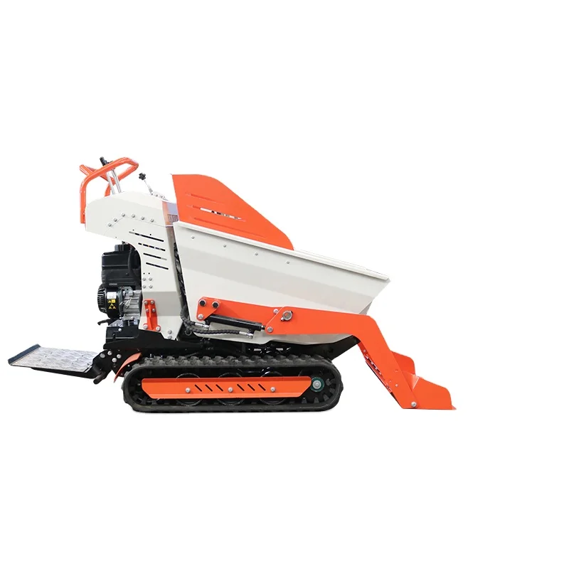 4x4 Compact Self-loading High Efficiency Max Loading Capacity 500 kg 800 kg Small Crawler Mini Dumper