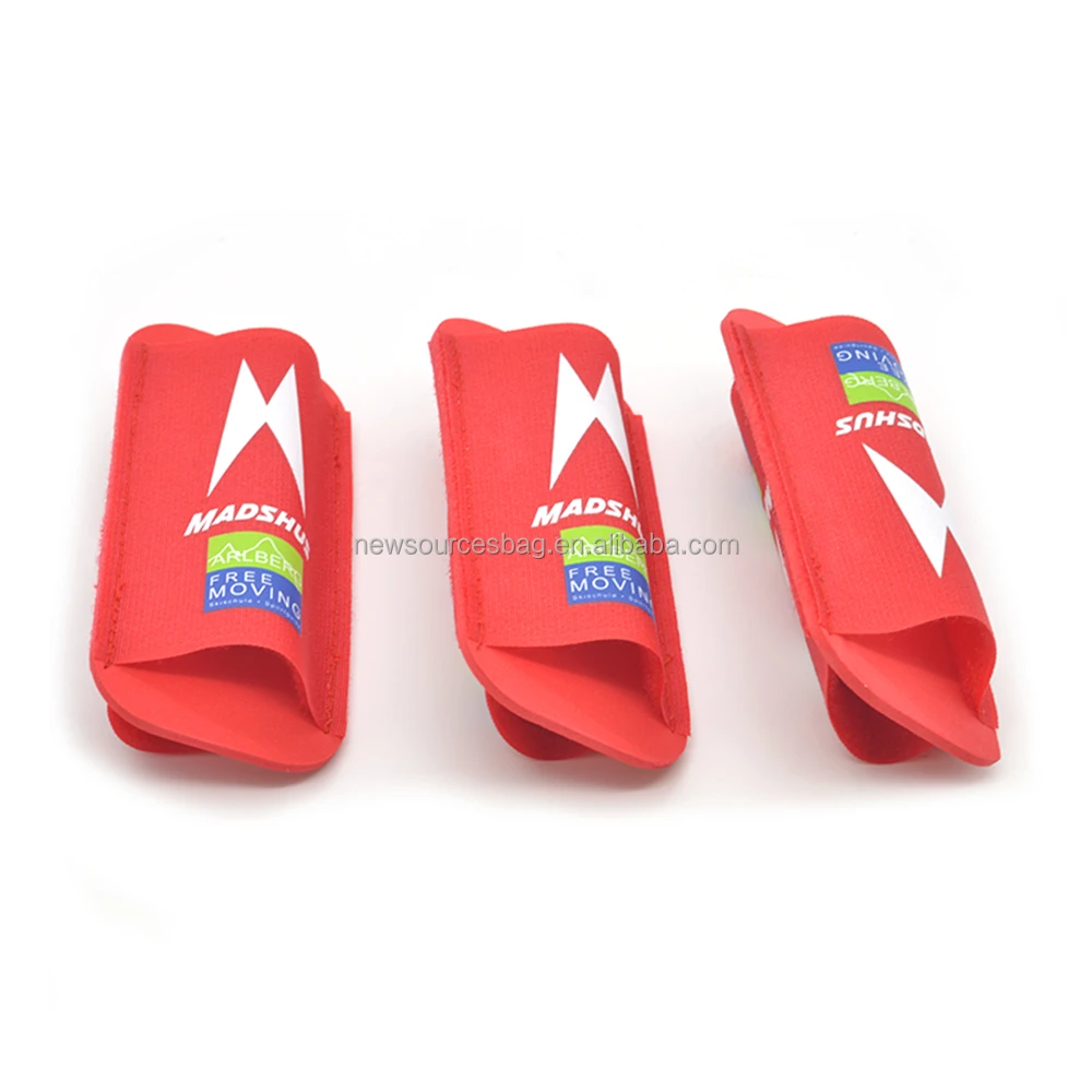 New Designer 55*135mm Ski Holder Custom Rubber Ski Rubber Boot Strap Pole Binding Straps for Cross Country Ski Racing