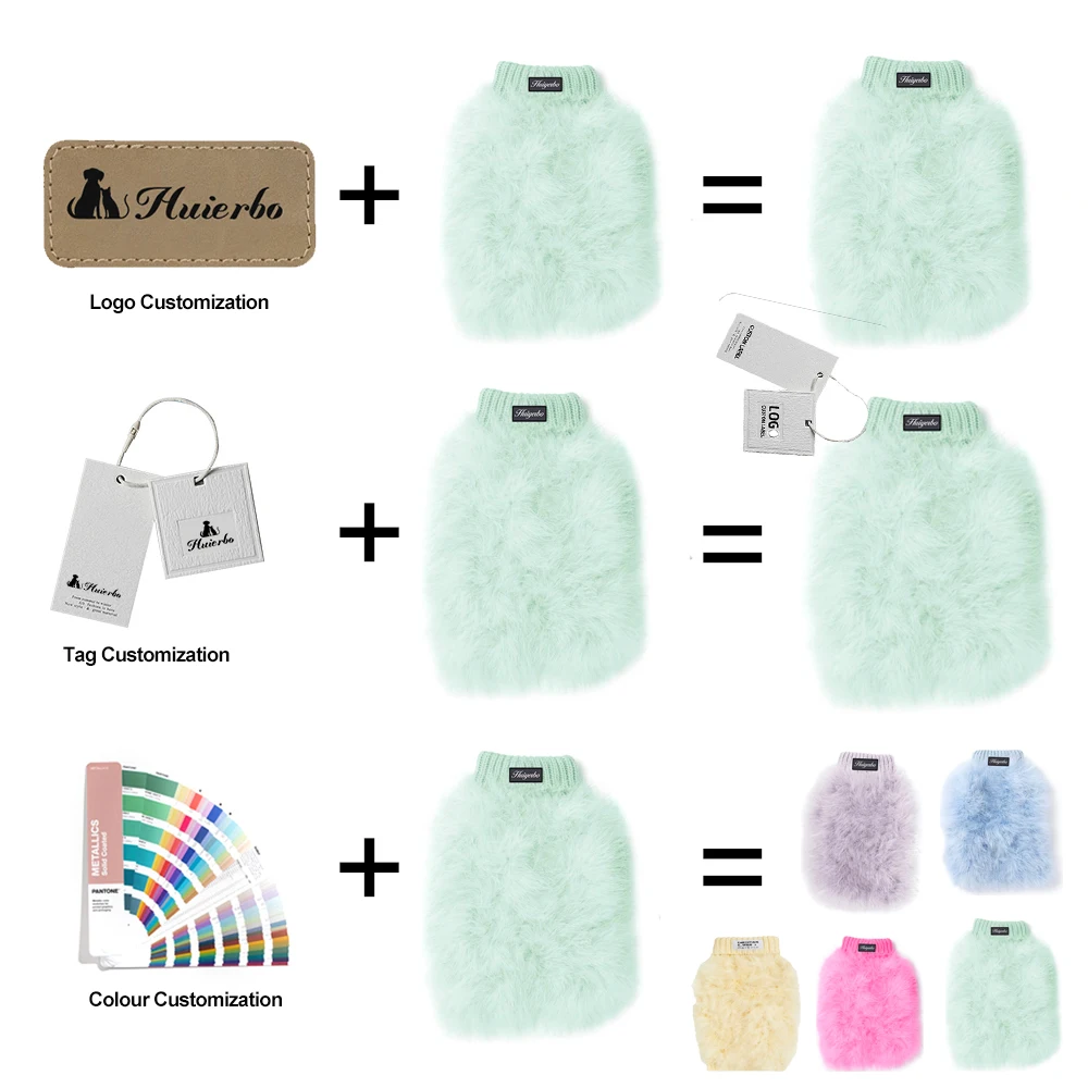 Crochet Pattern Custom Wholesale Blank Cable Knot Walker Big Christmas Cashmere Vulk Sublimation Easy Knit Dog Sweater