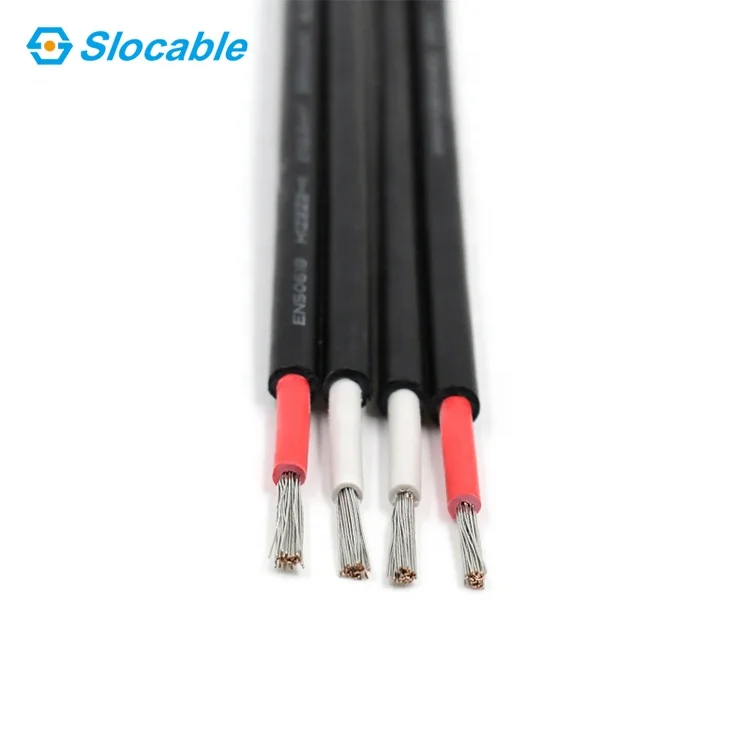 Dual Wall Insulation 10awg Enameled Copper Wire 6mm2 xlpe/xlpo Cable Price Oil Resist PV DC Solar Wire Cable