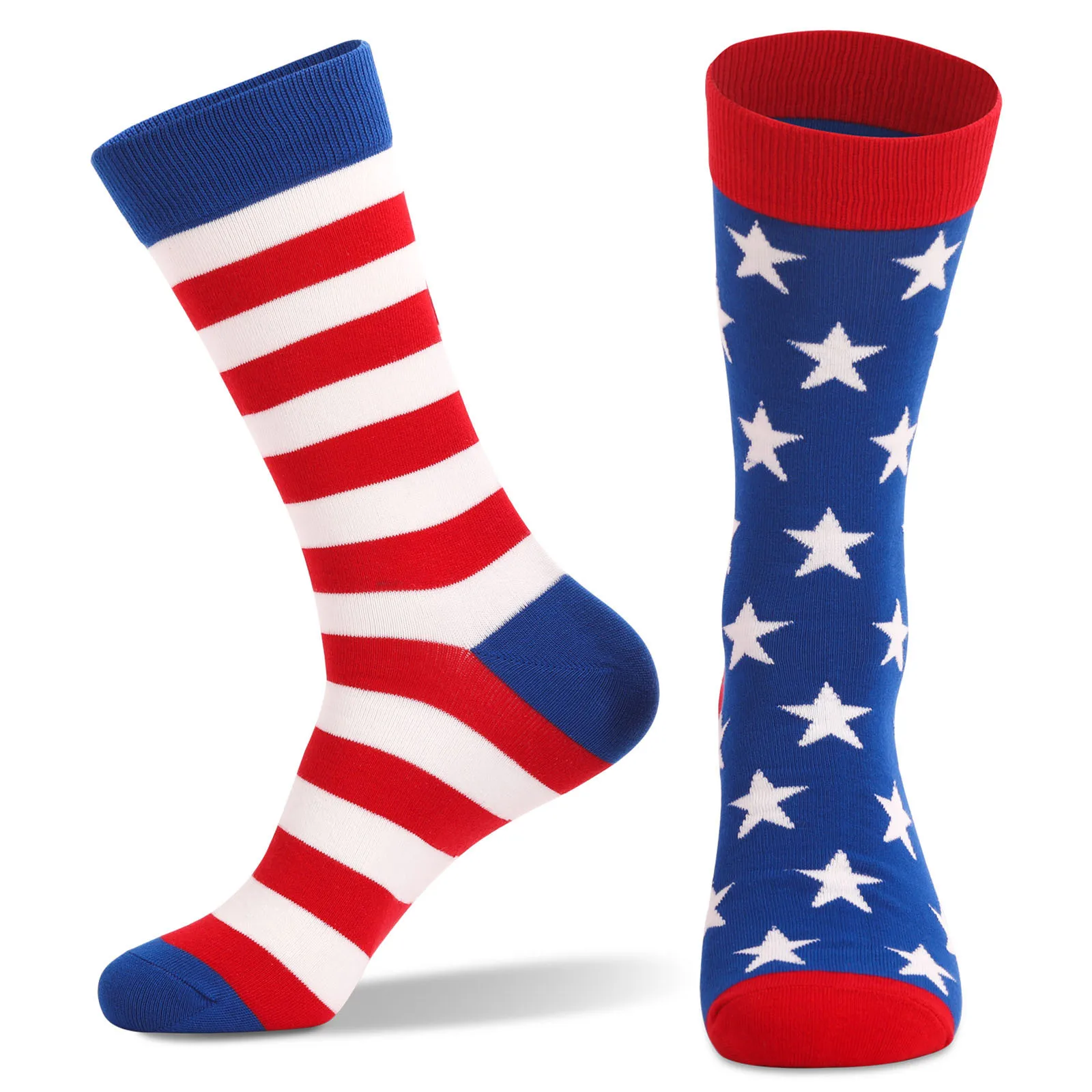 Good Quality Men Unisex Designer American Flag Socks Creative AB Socks