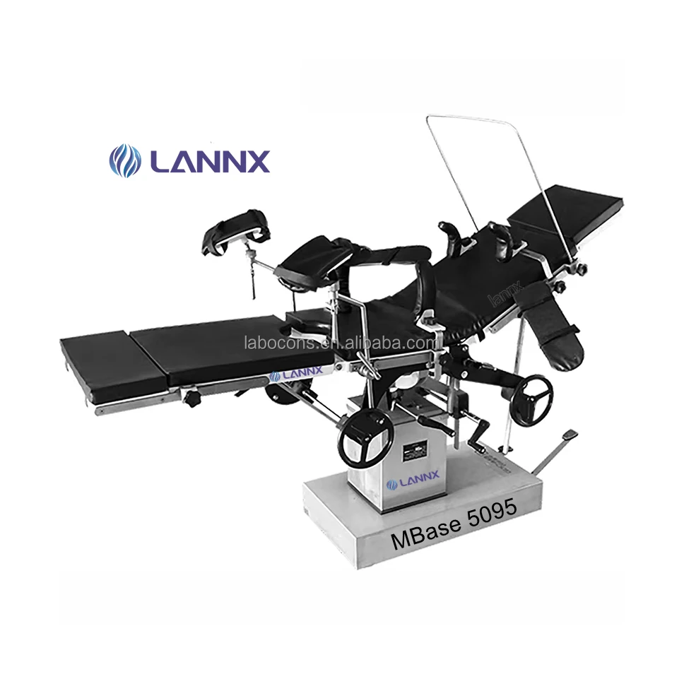 LANNX MBase 5095 Quality Assurance Multifunctional Mechanical Operating Table for Operating Room Gynecology Surgery Table