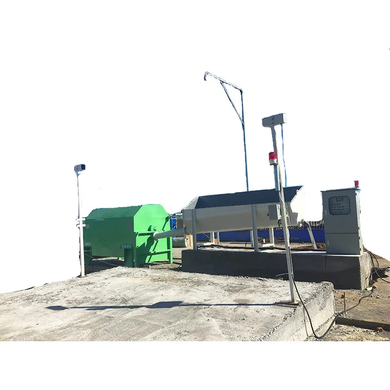 vibration type sand and stone separator for concrete mixing truck