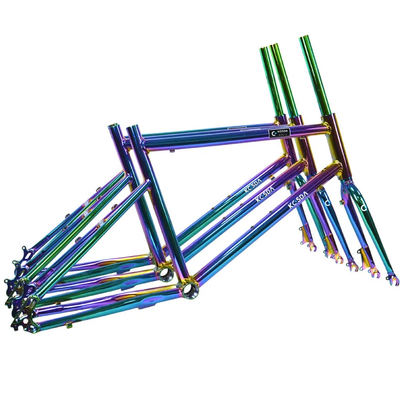 20-inch aluminum alloy road bicycle frame forklift Aluminum alloy frame small wheel diameter highway mini velo kosda