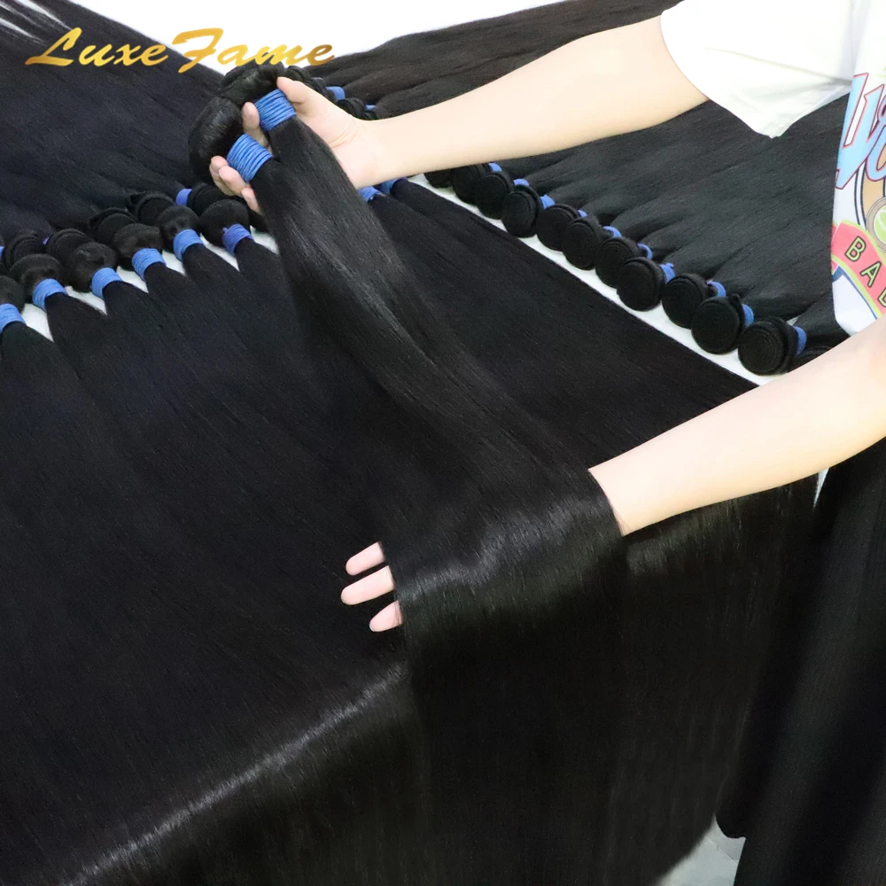 Оптовая продажа, необработанные бразильские волосы с выравненной кутикулой, бесплатный образец, натуральные бразильские пучки волос из норки, Поставщик натуральных волос