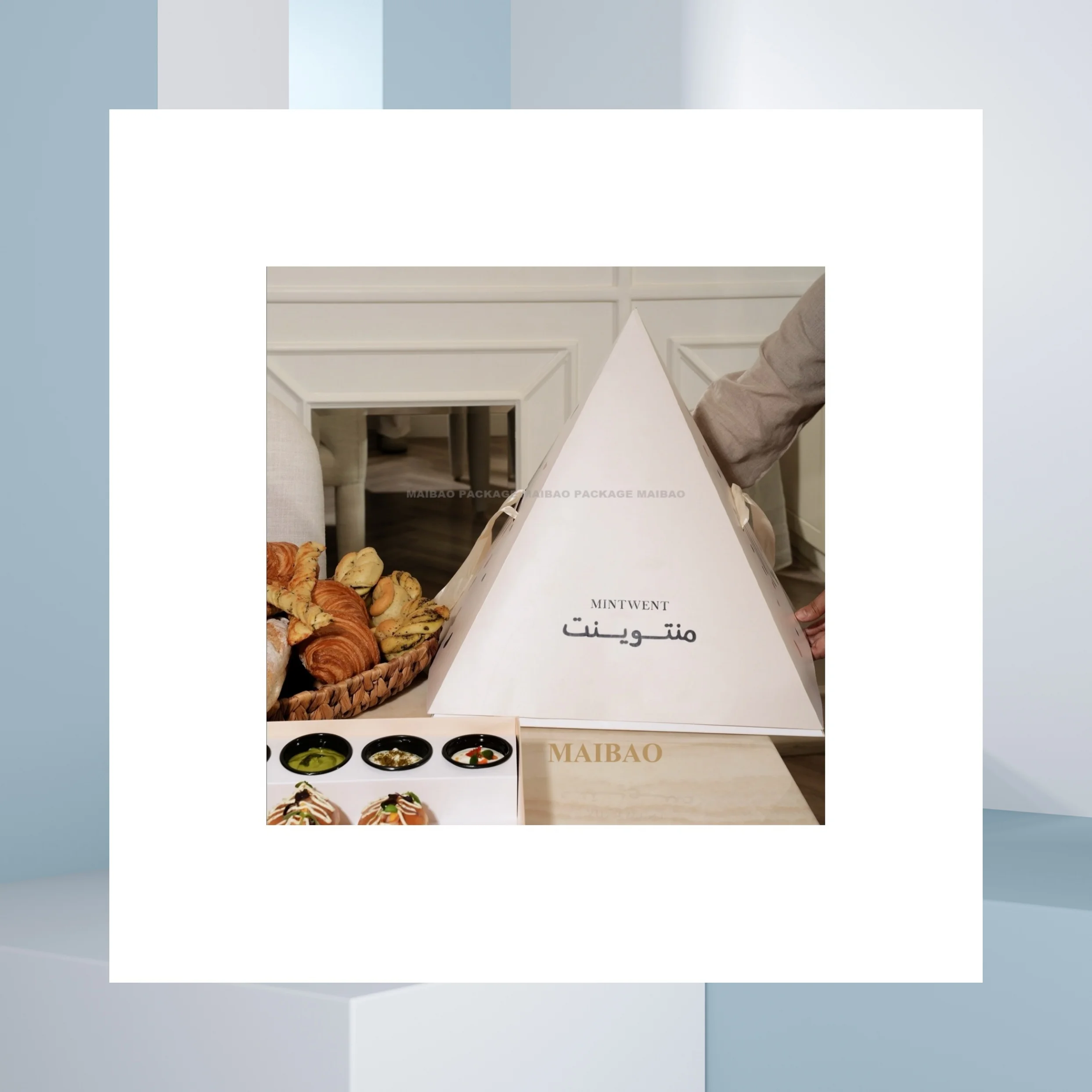 Luxury Pyramid Favors Gifts Boxes Chocolate /sugar Box Customized Candy Box Wedding On Sale