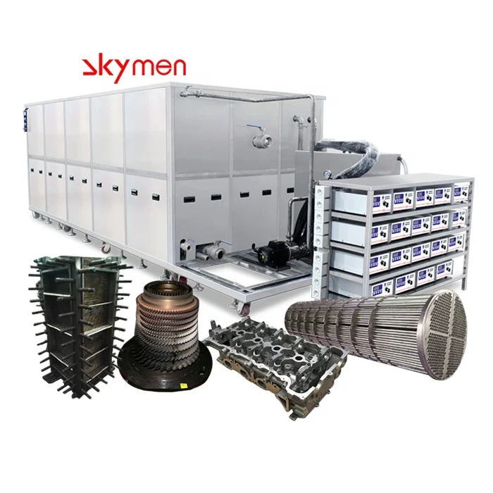 Skymen Ultrasonic Cleaner Super Large Industrial Heating Exchangers Pipes Chemical Plant Equipment Ultrasonic Cleaning Machine