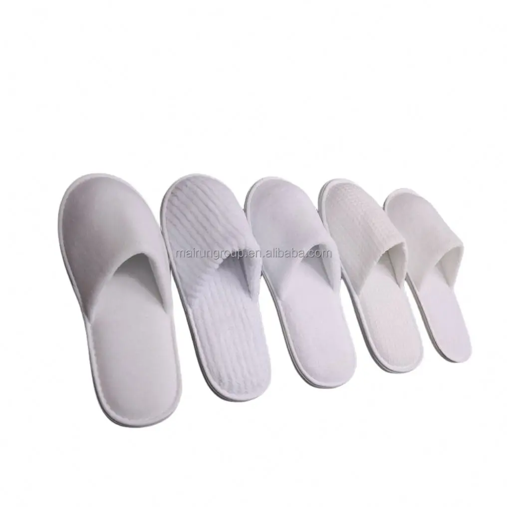 Hotel disposable slippers logo customized personalized cheap waffle slippers for spa and personalized hotel slippers with logo
