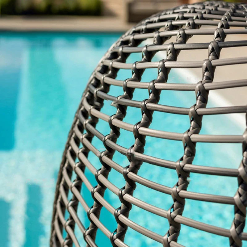 Hot Sale outdoor swing chair rattan swing chair double seat cheap egg swing chair