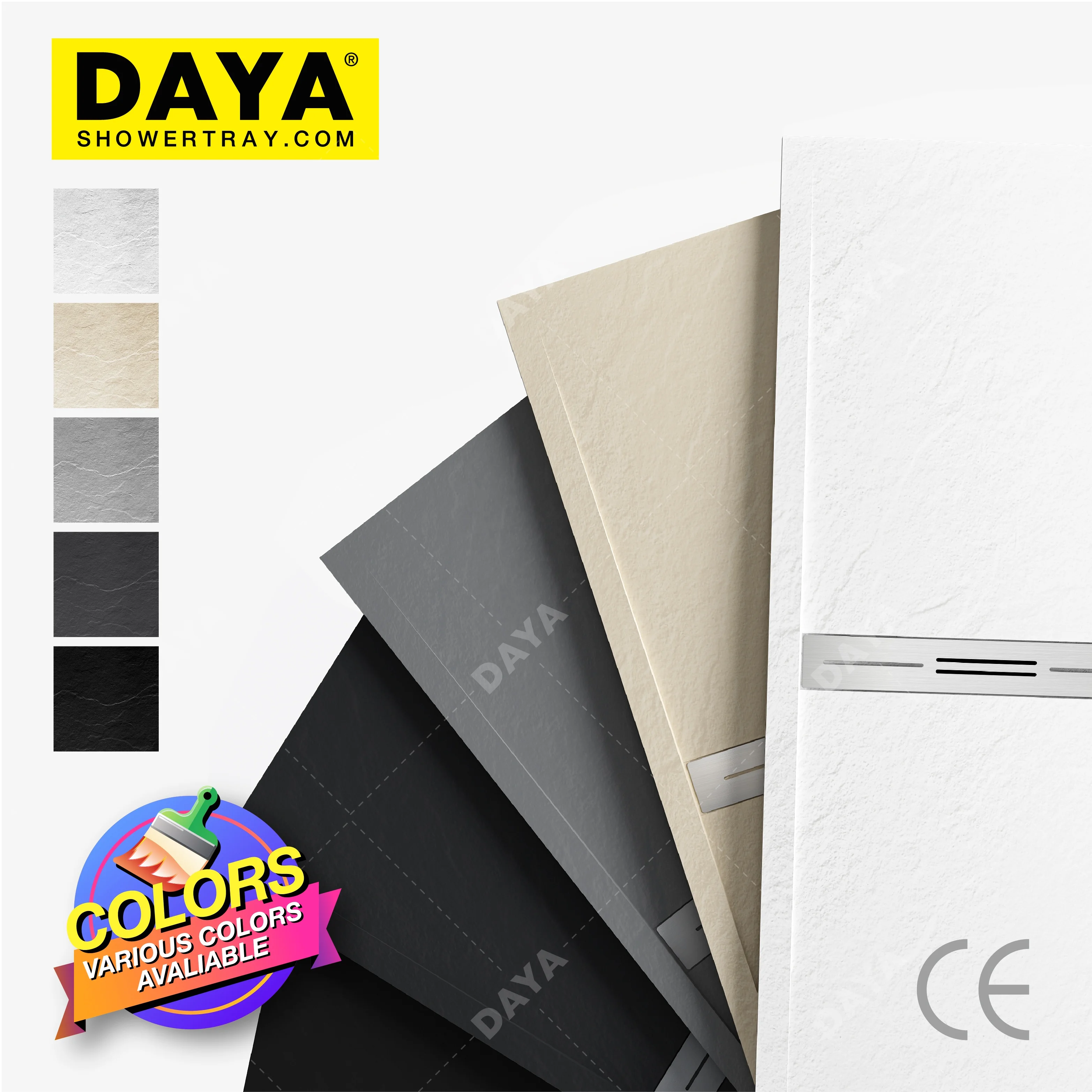 Прогулка в ванной кастрюля база OEM мраморный твердый поверхностный дизайн ванной душевая закрытый ванной комнаты Душевые лоток