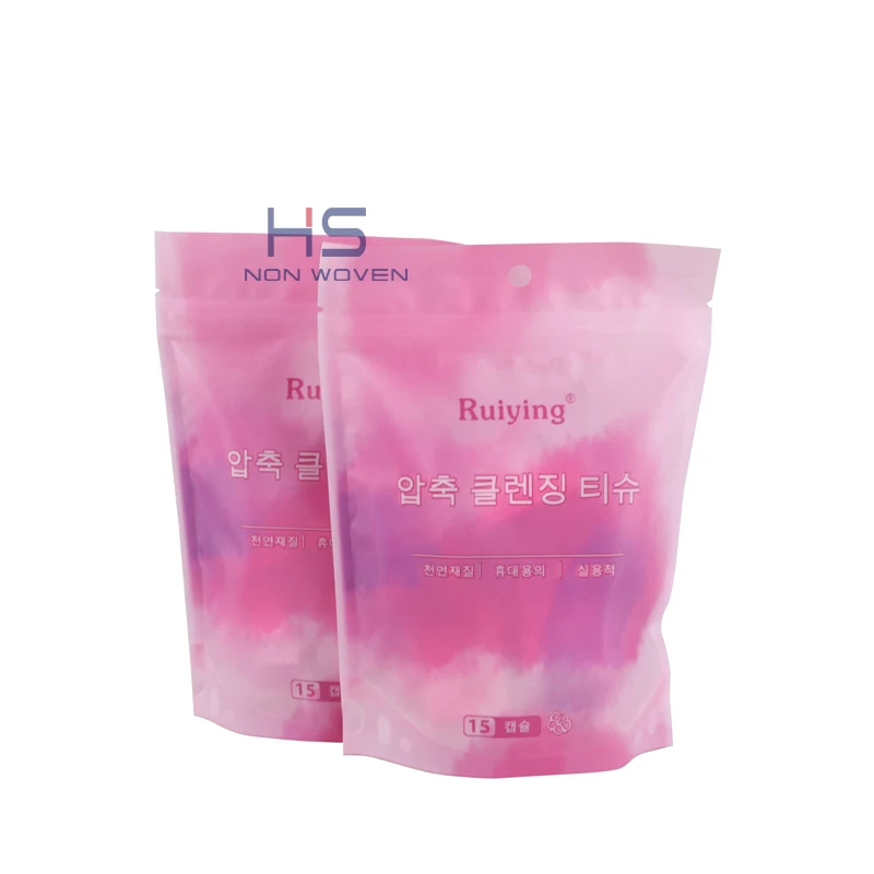 pack 50 compressed disposable magic towels white tablet wood trays for compressed towel sheet