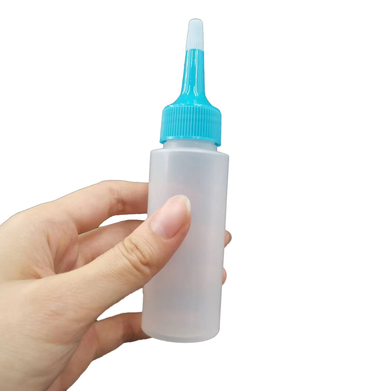 2oz 60ml Soft plastic Hair Oil Dye Squeeze Applicator Packaging Bottle With Twist cap