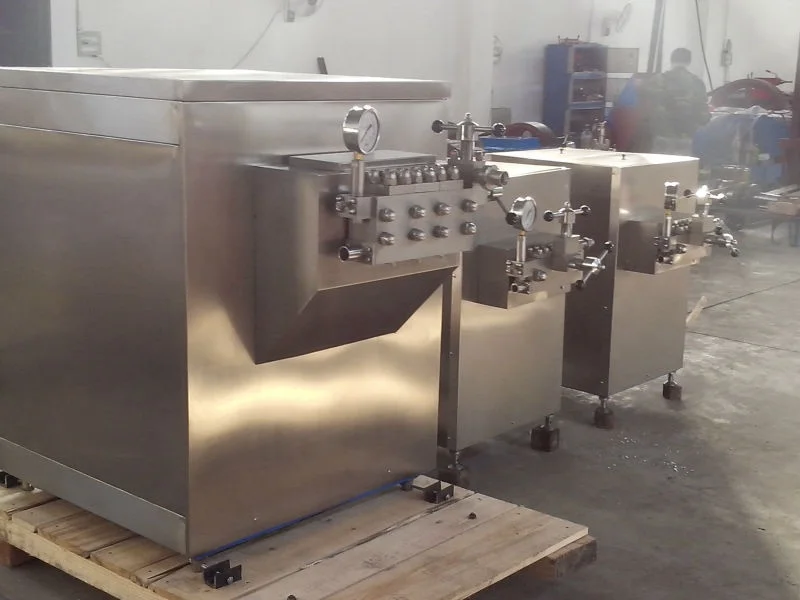Food industry use 1500L/H high pressure homogenizer machine for milk