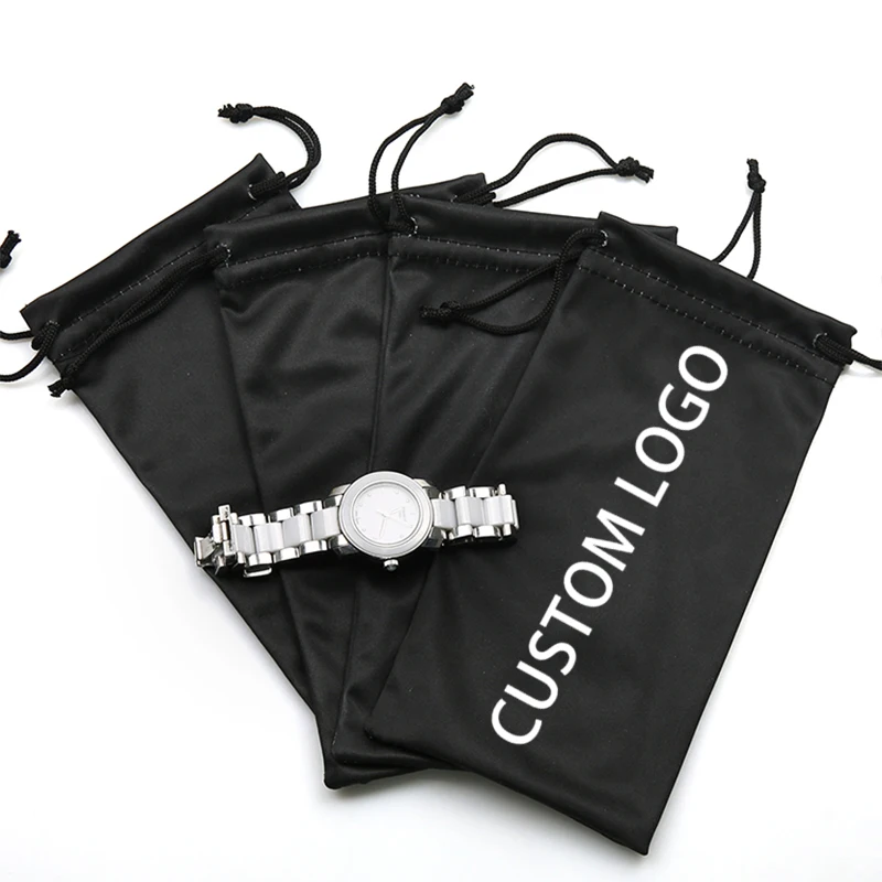 Custom Microfiber Eye Glasses Spring Pouch Logo Microfiber Sunglasses Pouch