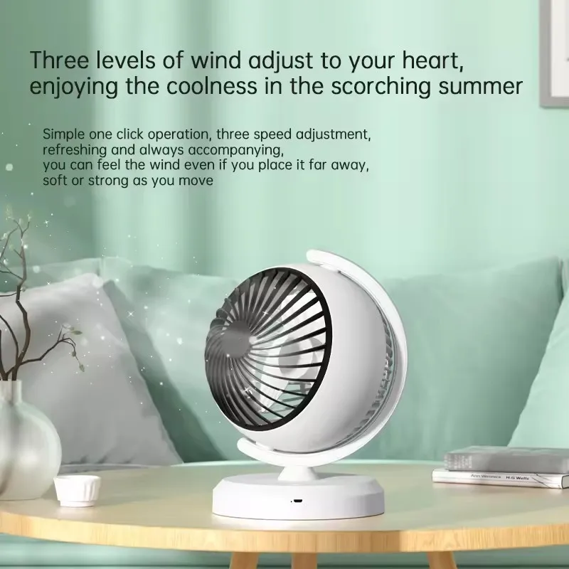 New Desktop Fan Suitable For Office And Home Usb Fans Usb Night Light Fan