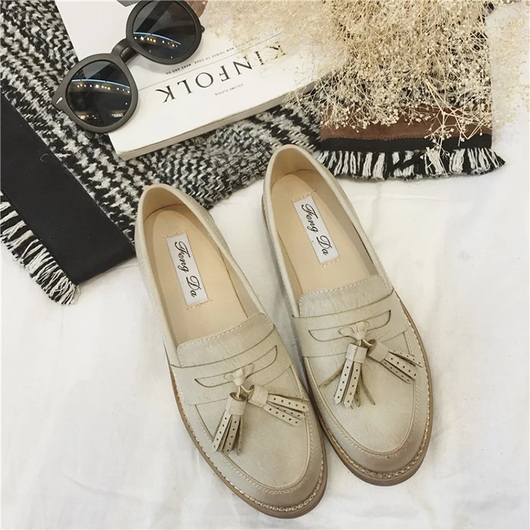 Soft Sole Women Flats Genuine Leather Slip on Nurse Mama Ladies Soft Moccasins Single Shoes Female Casual Shoes