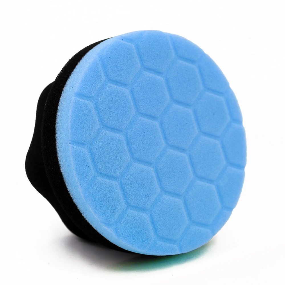 Popular Custom Logo Honeycomb Surface Car Tire Dressing Foam Applicator Detailing Tire Shine Applicator