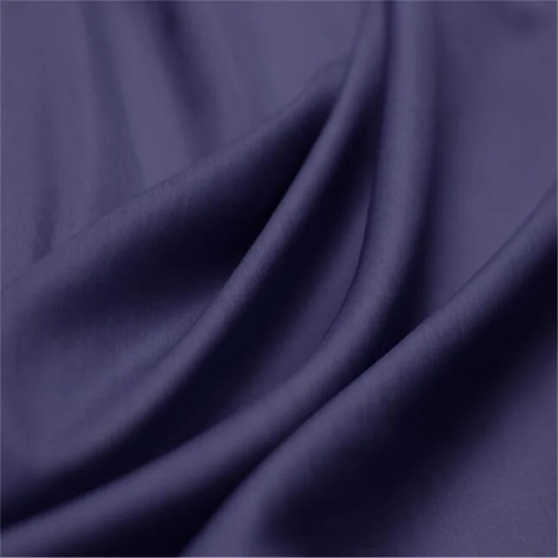Factory Wholesale 9 mm High Quality Plain Dyed Solid Standard Blend Silk Cotton Fabric for Lining