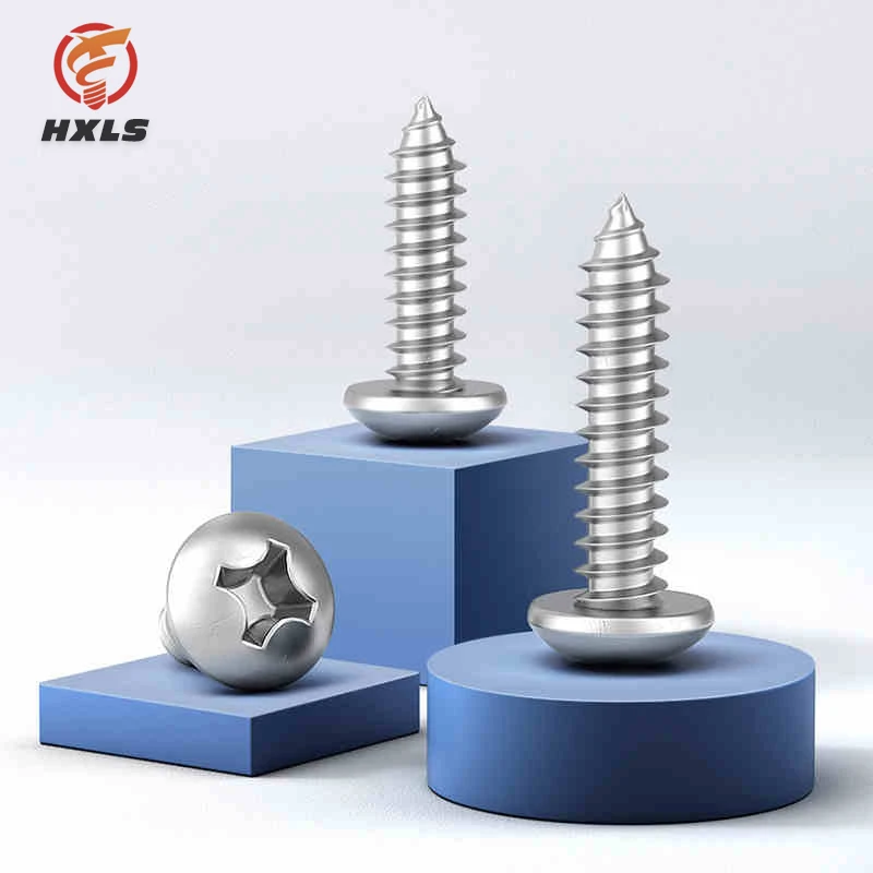 High quality SS304 SS316 Stainless steel din7981 pan head self tapping screw
