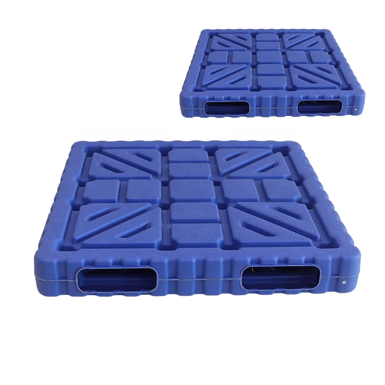 Wholesale Customization warehouse durable heavy duty two-sided blow molding euro pallet hdpe pallet plastic pallet