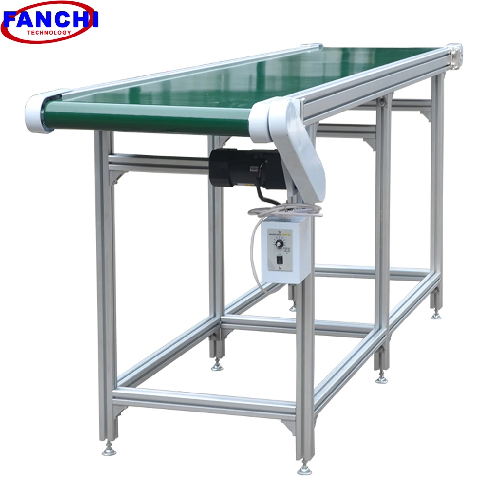Assembly Line industrial transfer Belt Conveyor for Workshop flat type conveyor belt flexible conveyor