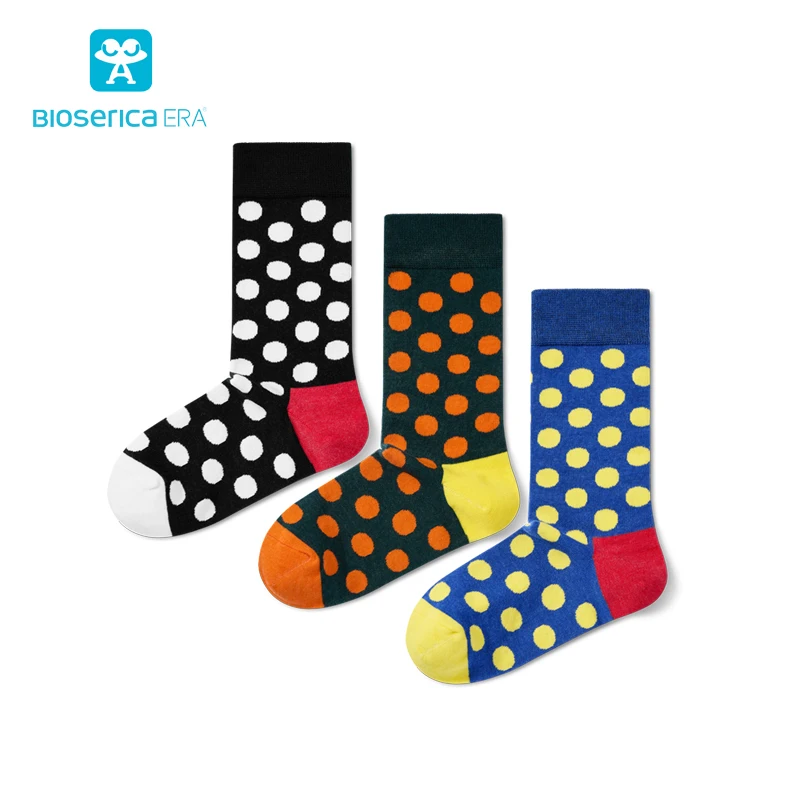 Cotton Socks Stock Fast Delivery Anti-bacterial Anti-odour Fashion Socks Unisex Dropshipping 6 Pair Pack