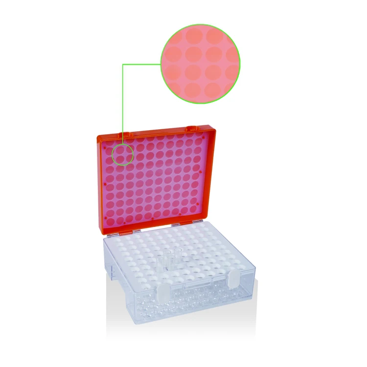 Medical supply silica pad cryogenic storage box for keeping blood collection tube