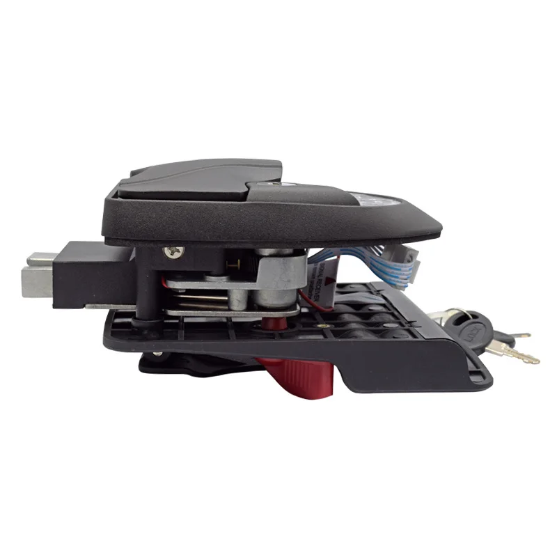 RV Keyless Entry Door Lock Latch Handle Knob Deadbolt Camper Trailer w/ Remote RVLock Key Fob and RH Compact