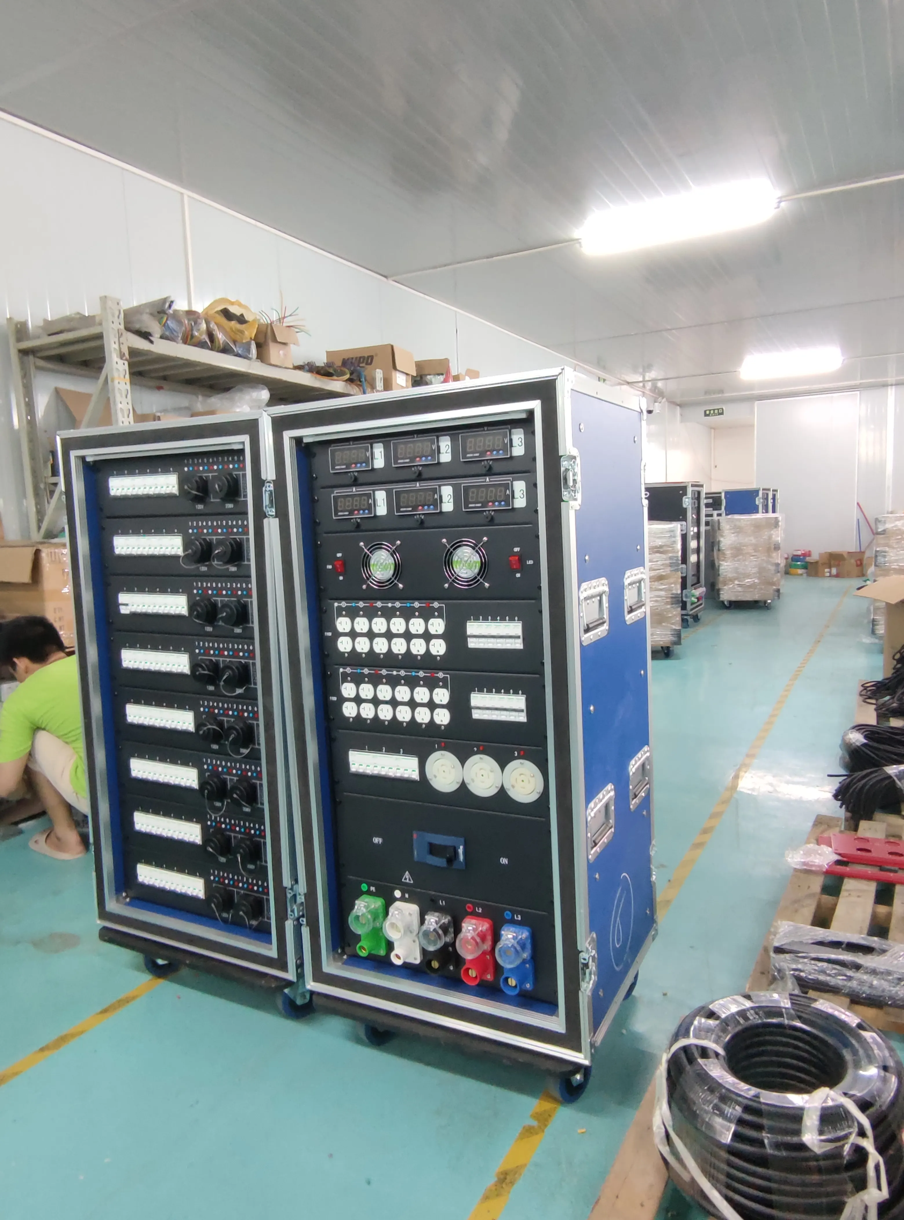 Best Quality 19 core socapex electrical Box Mobile Power AC Distribution boxes for indoor stage sound&lighting