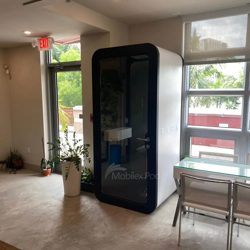 Soundproof phone booths for the open office
