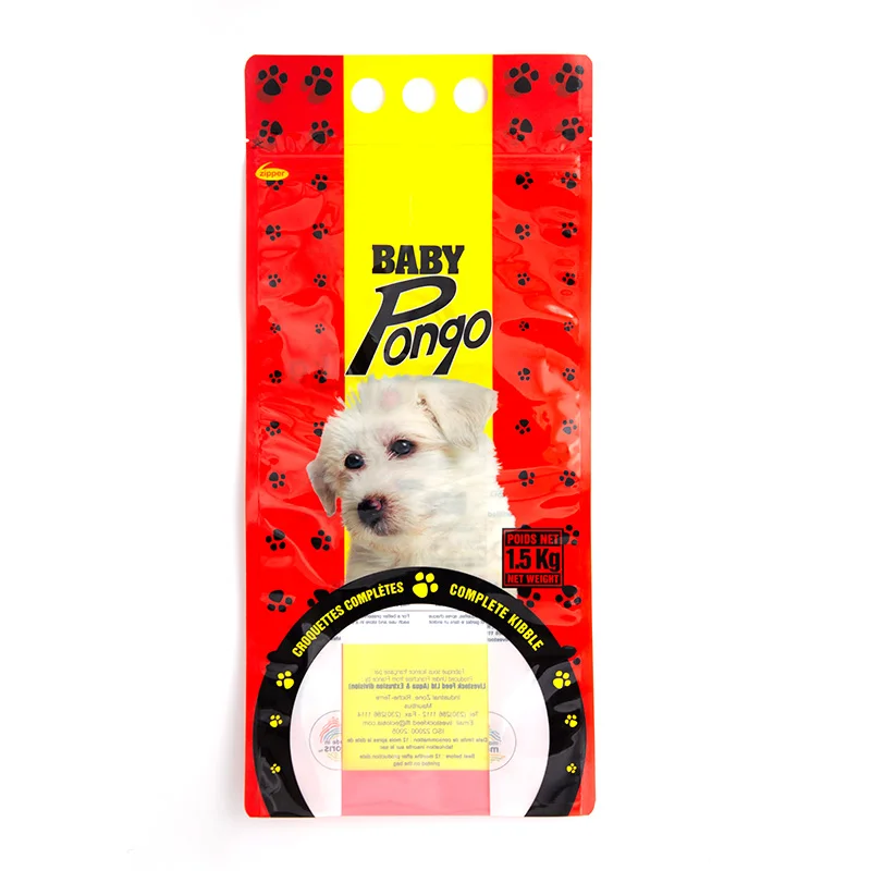 1.5KG Food Grade  Film Food Packaging Customized Laminated Material For Food Packaging  With Window And Handle