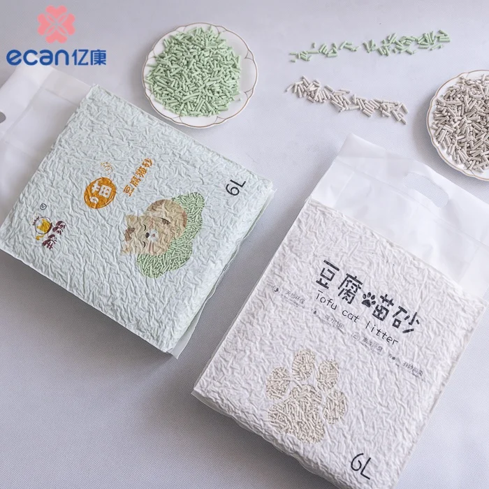 OEM manufacturer 5L 6L Eco-friendly deodorization tofu cat litter