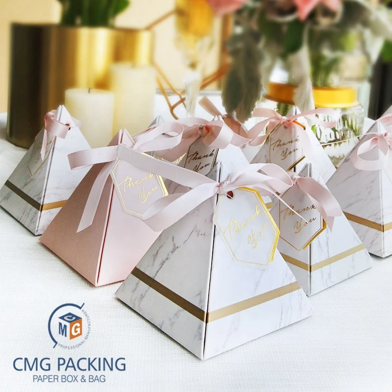New Europe Triangular Pyramid Style Candy Box