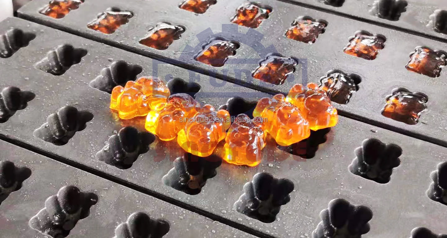  Небольшие Полу Авто весы промышленности gummy конфеты машины для мягкой медведь делая машину производитель