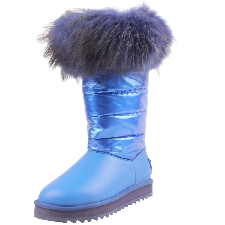 
CF-227 Lining Faux Fur Antiskid EVA And Rubber Sole Classical Women Winter Snow Boots Shoes 