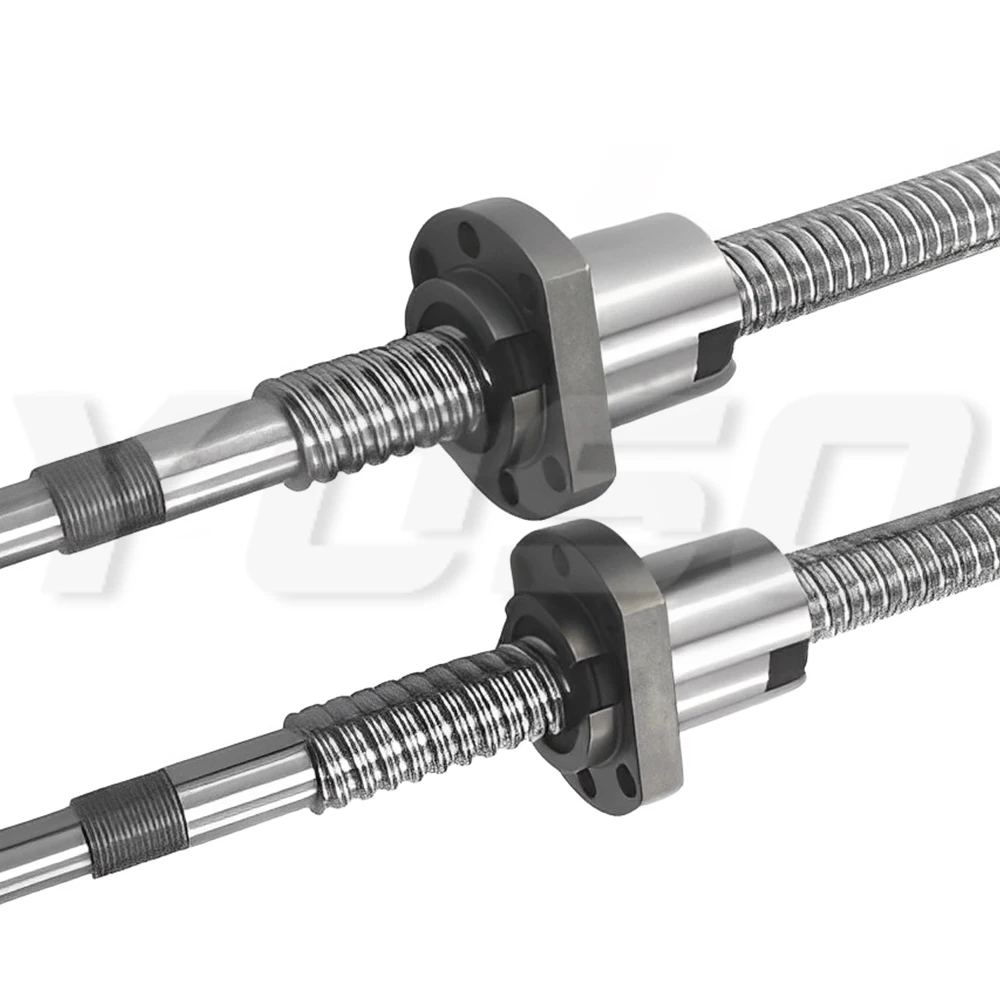 SFH2005 2010 2020 High Precision Rolled Ball Screw Long Lead Rail with Steel Nut for CNC Industries New Condition